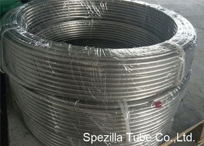 1.4301 TP304 Drawn stainless steel flexible exhaust tubing Coiled