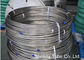 1.4301 TP304 Drawn stainless steel flexible exhaust tubing Coiled Tubing Tig Welding 1.00 Thickness